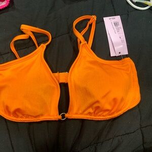 Size medium orange bikini set. NWT